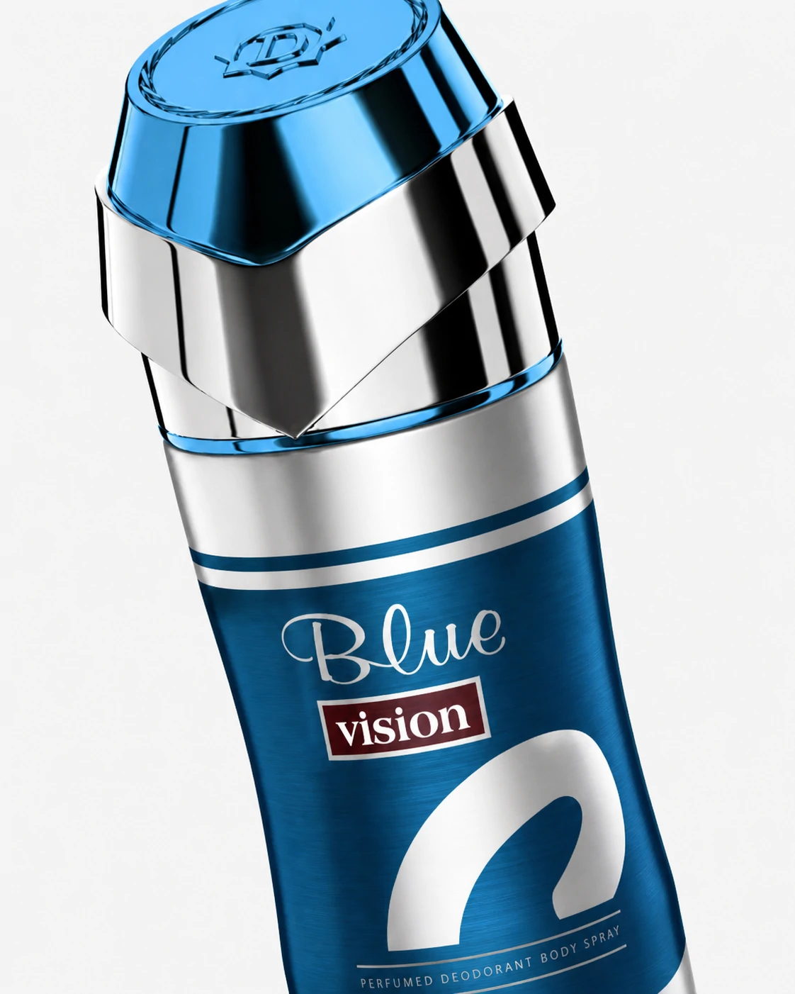 Blue Vision Perfumed Deodorant Body Spray 200ml - Image 2
